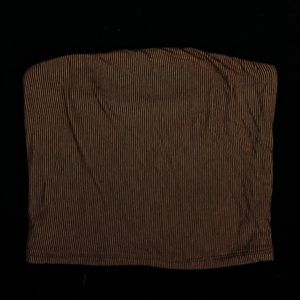 AE RED&WHITE STRIPED TUBE TOP